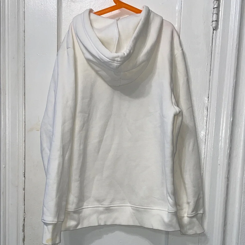 Fila White Hoodie with Blue and Purple Logo - Picture 2 of 3